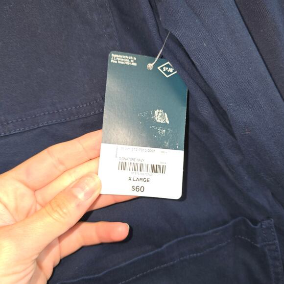 St. John's Bay Navy Blue Men's Jacket - Picture 6 of 11